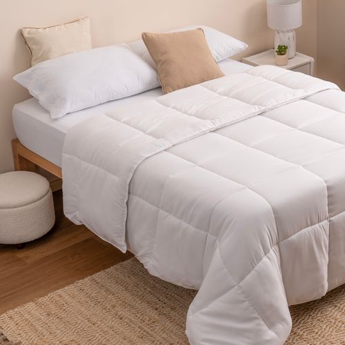 Plumón Sintético King Reversible Liso
