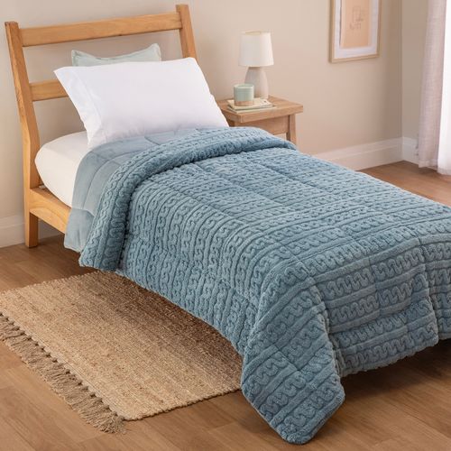 Acolchado Twin Jacquard con Corderito