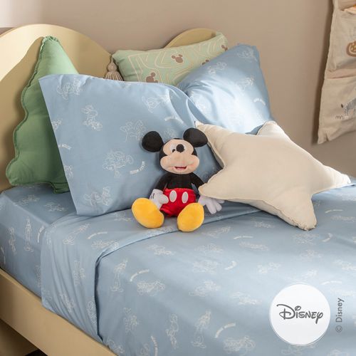 Juego de Sábanas 1 Plaza Disney Mickey Friends