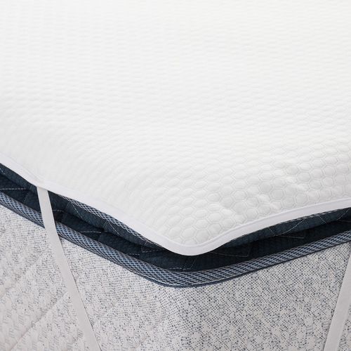 Cubrecolchón Queen Impermeable Liso