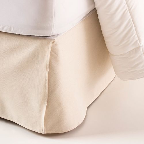 Cubresommier con Tablas Twin de Algodón Panamá Liso