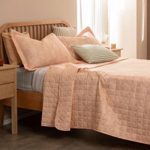 Cubrecama Queen Size Reversible Trepadora