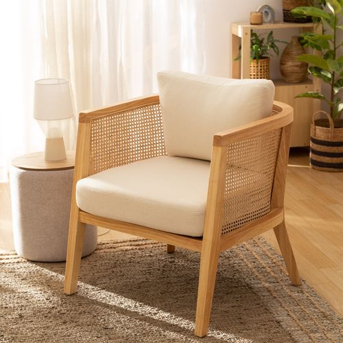 Sillón Poltrona Ratán Nórdica Alta