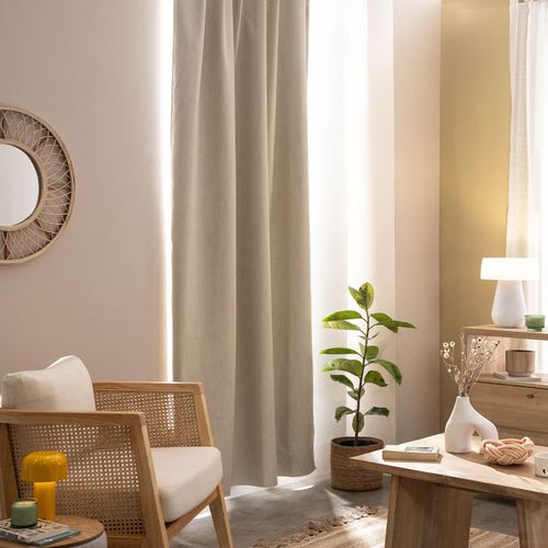 Cortina de Ambiente Blackout con Presillas