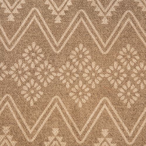 Alfombra de Algodón Chenille con Flecos Étnicos