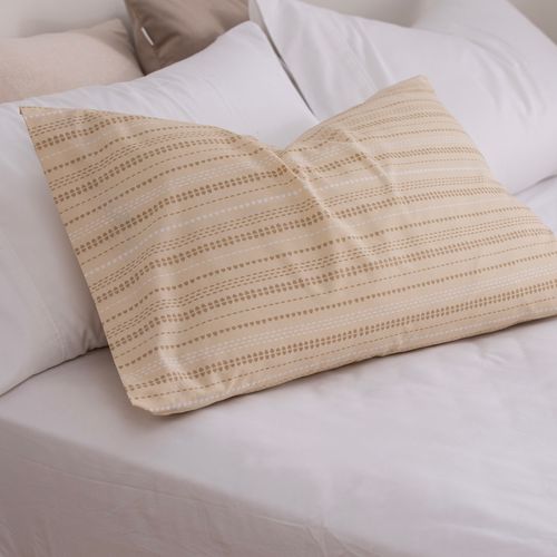 Funda de Almohada Queen Size Punto Rayado