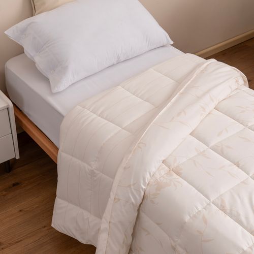 Acolchado Twin Reversible Hojas Enredadas