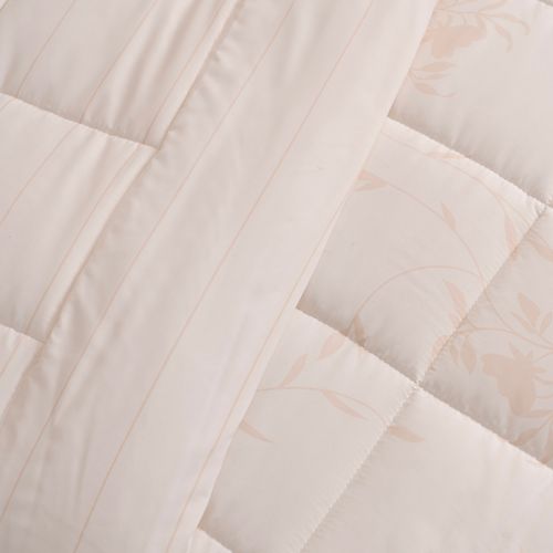 Acolchado Twin Reversible Hojas Enredadas