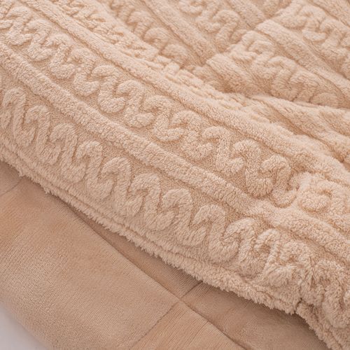 Acolchado King Jacquard Flannel con Corderito