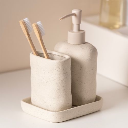 Set de Baño x 3 Piezas Texturas
