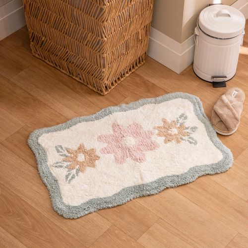 Alfombra de Baño Flores
