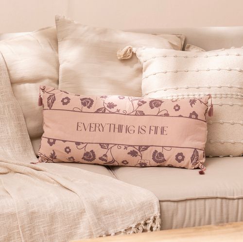 Funda de Almohadón Everything Is Fine