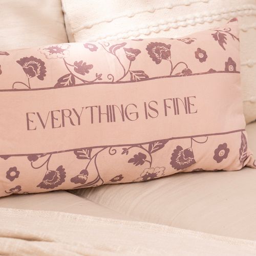 Funda de Almohadón Everything Is Fine