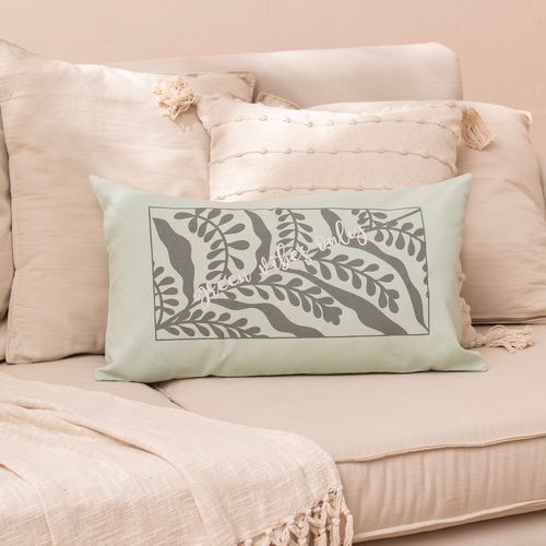 Almohadón Decorativo Rectangular Green Vibes