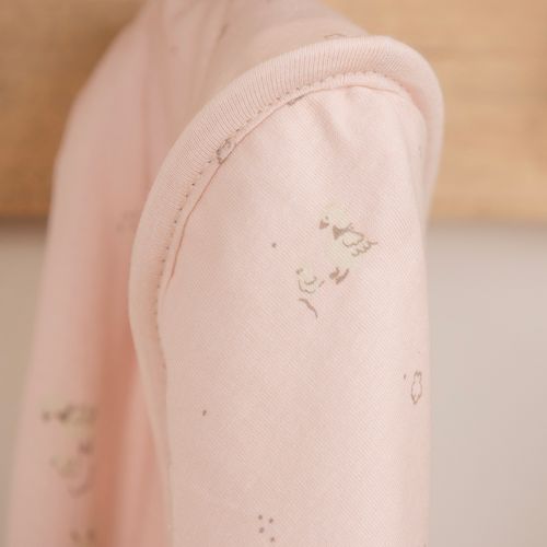 Bata de Baño de Bebé Grande con Capucha de Jersey Familia Patitos