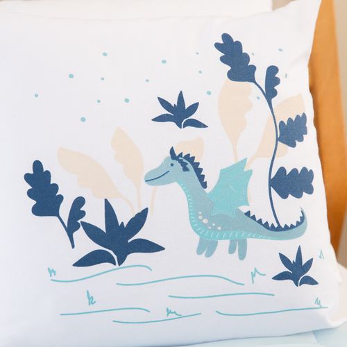 Almohadón Decorativo Infantil Dragones