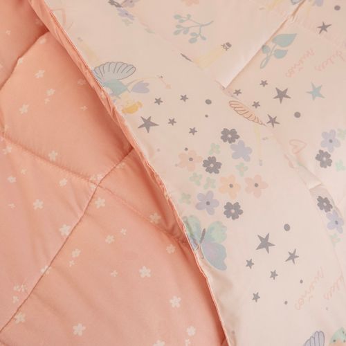 Acolchado 1 Plaza Reversible Haditas Románticas