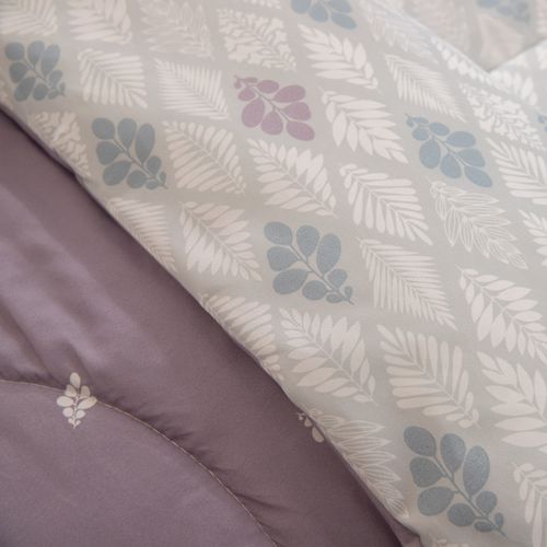 Acolchado King Size Reversible Flor en Rombo