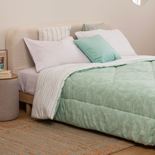 Acolchado Queen Reversible Nativas