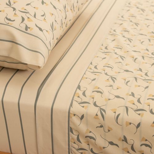 Juego de Sábanas Extra Queen Algodón Blend Tulipán Simple