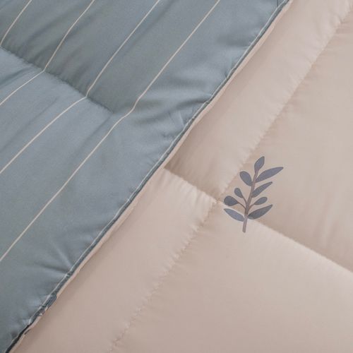 Plumón Queen Reversible Ramas de Olivo