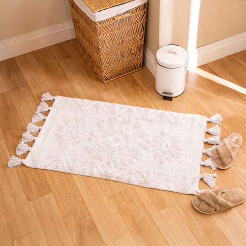 Alfombra de Baño Búlgaro con Flecos