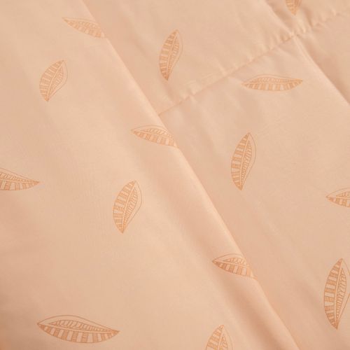 Acolchado King Reversible Hojas Damero