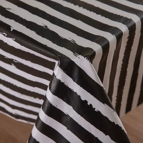 Mantel Rectangular Grande Hojas Dispares