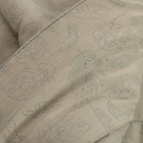 Acolchado Queen Reversible de Lino Hojas