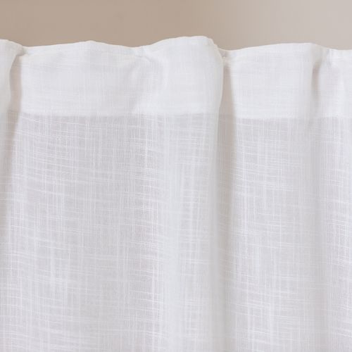 Cortina de Ambiente de Lino con Cintas Universales