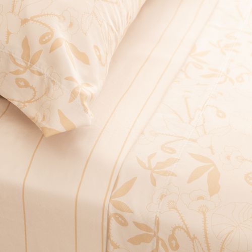 Juego de Sábanas Extra Queen Extra Suave Sueño Botánico