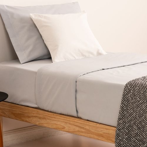 Juego de Sábanas Twin Algodón Blend Liso