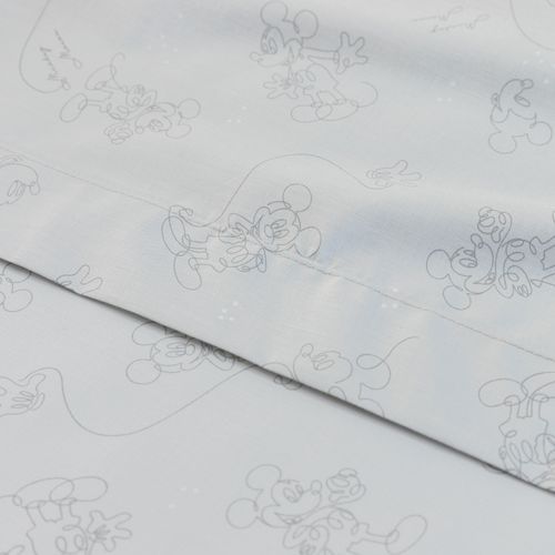 Juego de Sábanas 1 Plaza Algodón Blend Disney Formas de Mickey