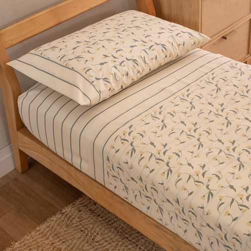 Juego de Sábanas Twin Algodón Blend Tulipán Simple