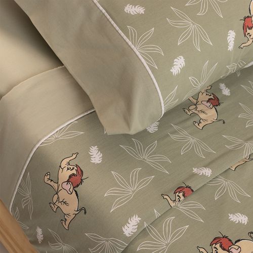 Juego de Sábanas Queen Algodón el Libro de la Selva Elefante