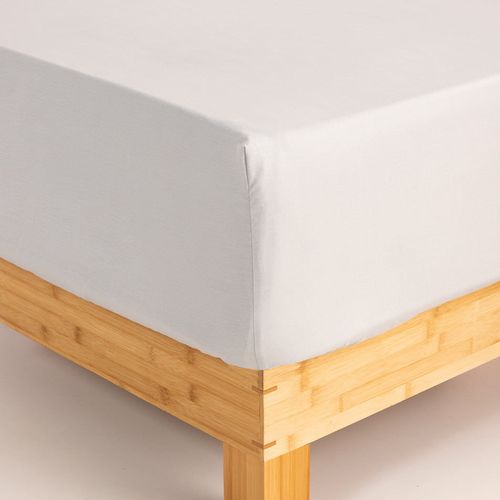 Sábana Ajustable King Algodón Blend Lisa