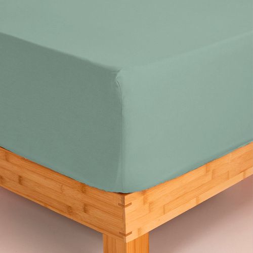 Sábana Ajustable Queen Algodón Blend Lisa