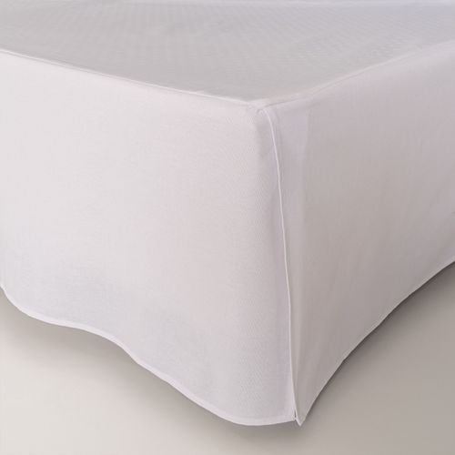 Cubresommier con Tablas Twin de Algodón Panamá Liso