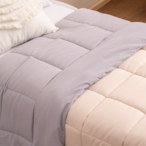 Acolchado Twin Reversible Liso