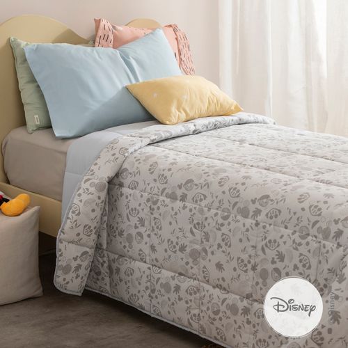 Acolchado de Disney Twin Reversible Mickey Figuras
