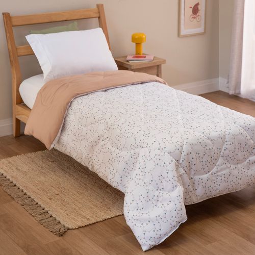 Acolchado 1 Plaza Reversible Banderines