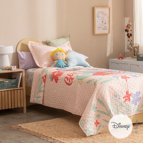 Cubrecama Disney 1 Plaza Princesas Power